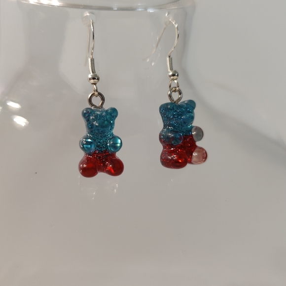 Gummy Bear Dangle Earrings | Festival Earrings | Cute Earrings - Picture 1 of 1